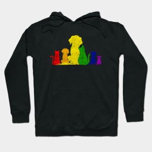 Dog Rainbow Hoodie